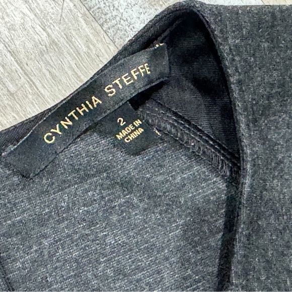 Cynthia Steffe zip detail gray sheath dress ❤️ - Picture 5 of 6